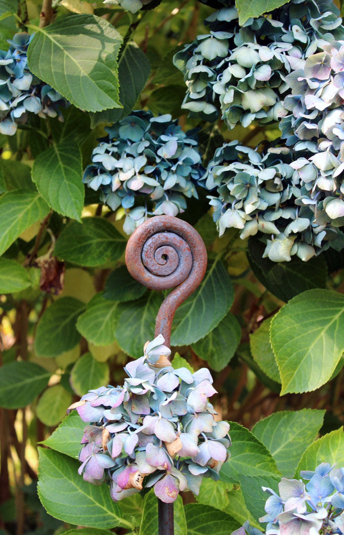 Schnecke - geschmiedeter Pflanzstab