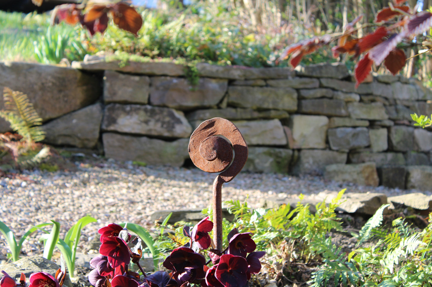 plant stick - spiral - dimension