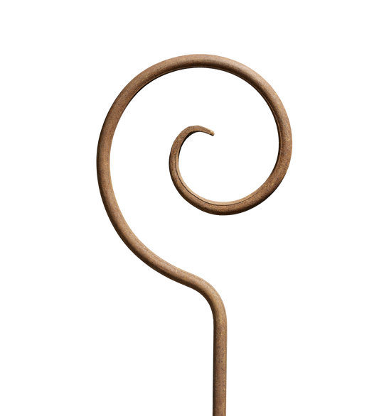 plant stick - minimal spiral - horizontal