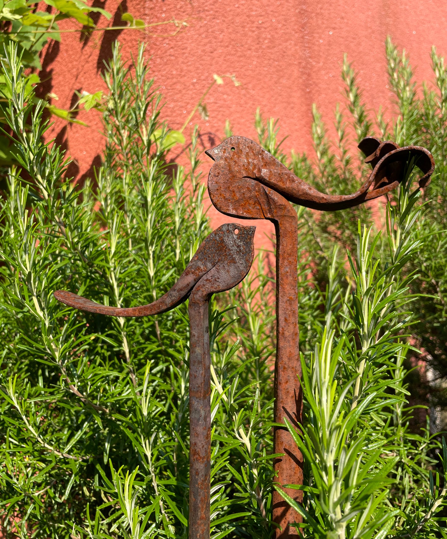 bird - large - raw steel