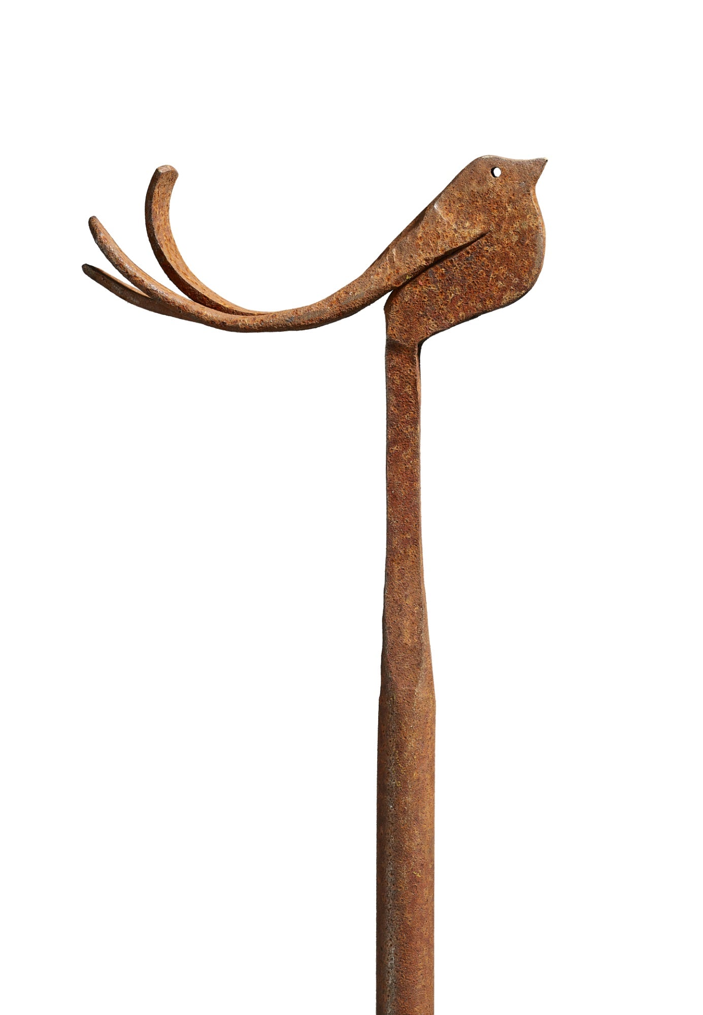 bird - large - raw steel